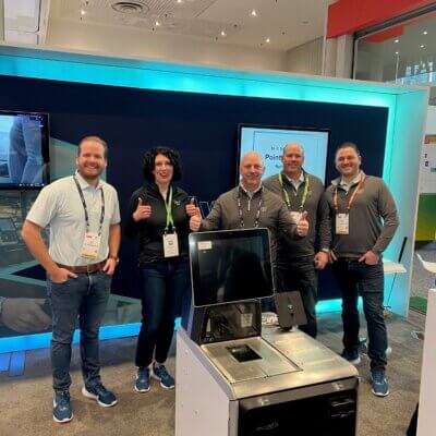 Photo of IW Technologies employees at Tradeshow