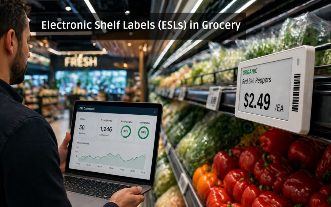 Electronic Shelf Labels (ESLs) in Grocery: ROI, Cost Savings, and Implementation Guide