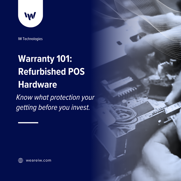 What warranty comes with refurbished POS hardware?